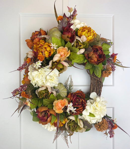 "Fabulous Fall" Grapevine Wreath