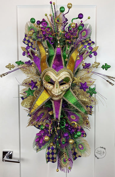 "Joyful Jester" Mardi Gras Swag