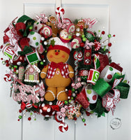 "Sweet Treats" Gingerbread Wreath