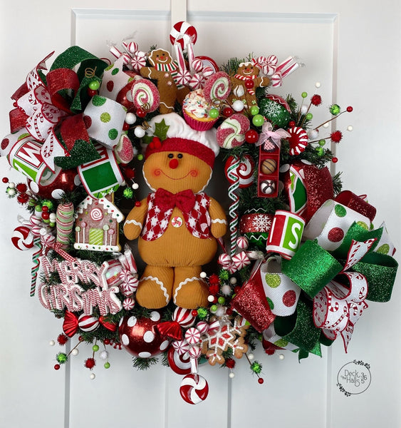 "Sweet Treats" Gingerbread Wreath