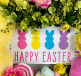 "Happy Easter" Bunny Wreath