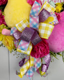 "Happy Easter" Bunny Wreath