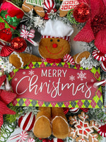 "Gingerbread Delight" Christmas Wreath