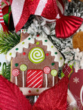 "Gingerbread Delight" Christmas Wreath